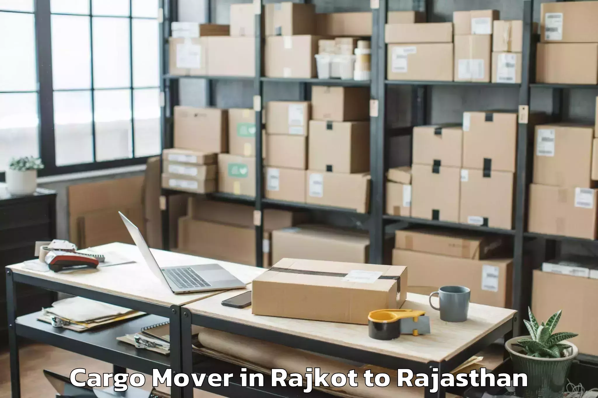 Trusted Rajkot to Central University Of Rajastha Cargo Mover